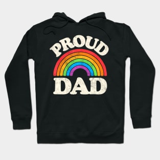 LGBTQ Proud Dad Gay Pride LGBT Ally Father's Day Hoodie